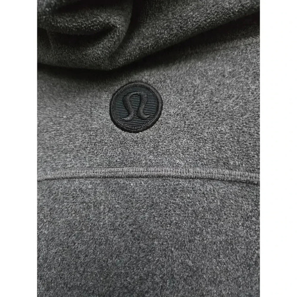 Lululemon Post Chaturanga Half Zip Pullover Sweater Womens Gray Black Size 10 - Picture 10 of 10